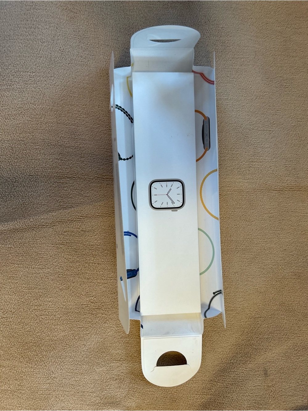 Apple Series 7 41mm Watch with Silicone Apple Watch Band